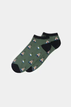 * Calcetin Tobillero Tipis Verde Clearance