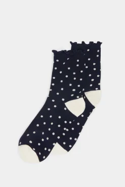 * Calcetin Topitos Navy New