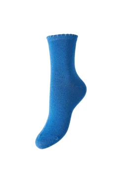 Pieces Calcetines Altura Media Azul Online