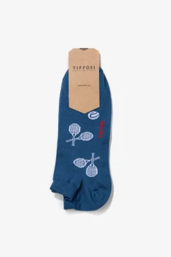 Tiffosi Calcetines Cortos Raquetas Azul Medio Clearance