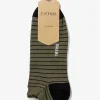 Tiffosi Calcetines Cortos Rayas Beige New