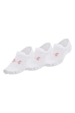 Under Armour Calcetines Tobilleros Pack 3 Blanco Sale