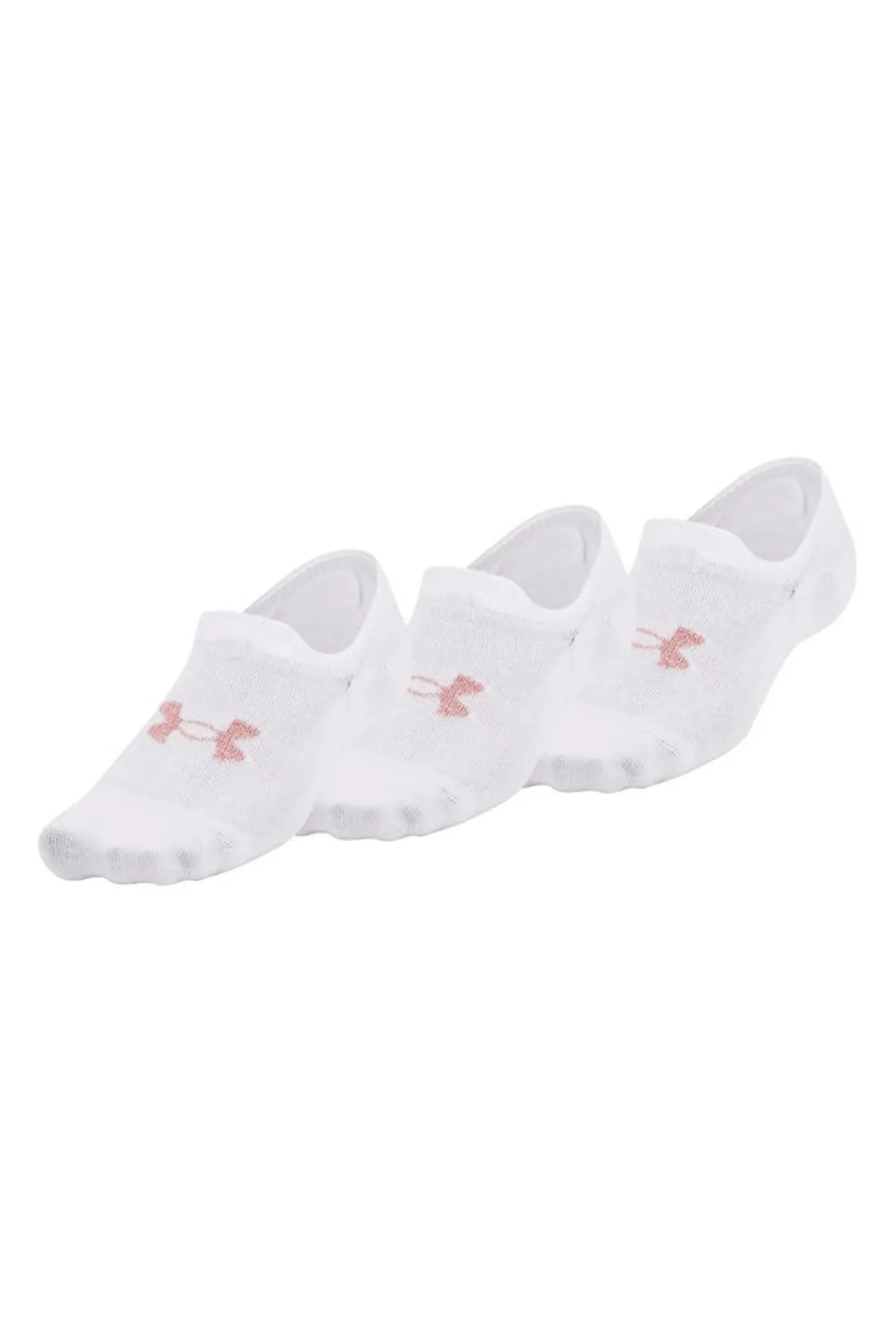 Under Armour Calcetines Tobilleros Pack 3 Blanco Sale