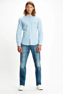 * Camisa ® Clasica Slim Fit Azul Sale