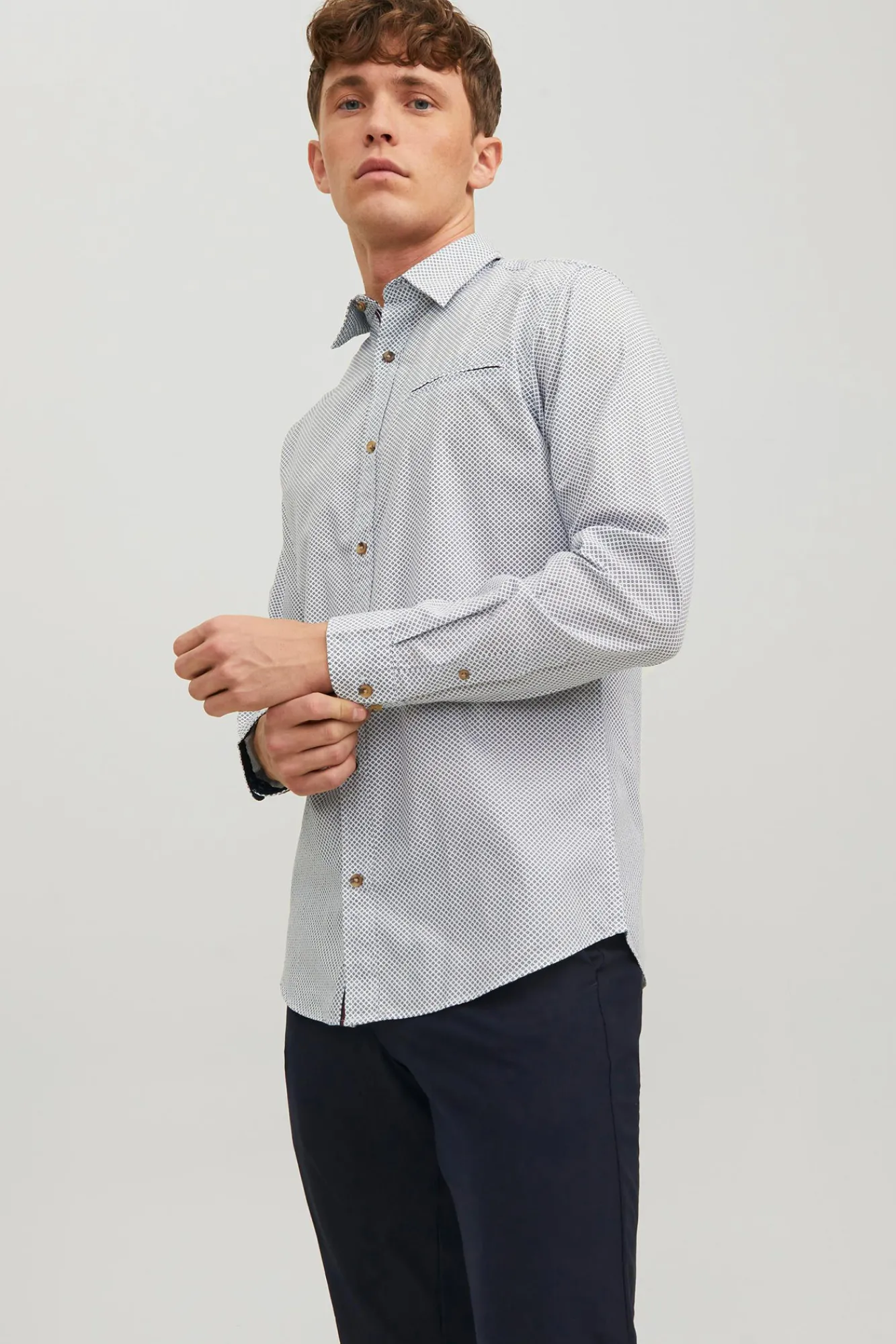 Jack & Jones Camisa Casual Blanco Outlet