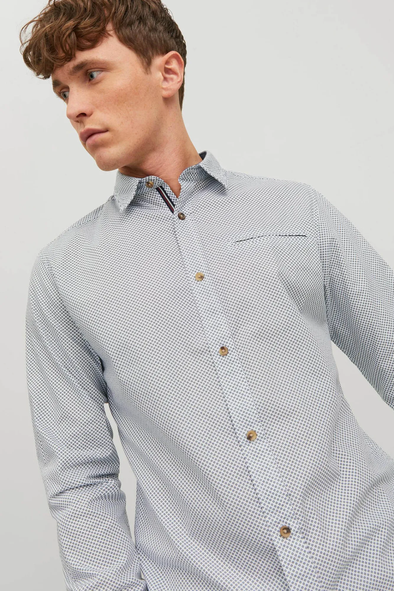 Jack & Jones Camisa Casual Blanco Outlet