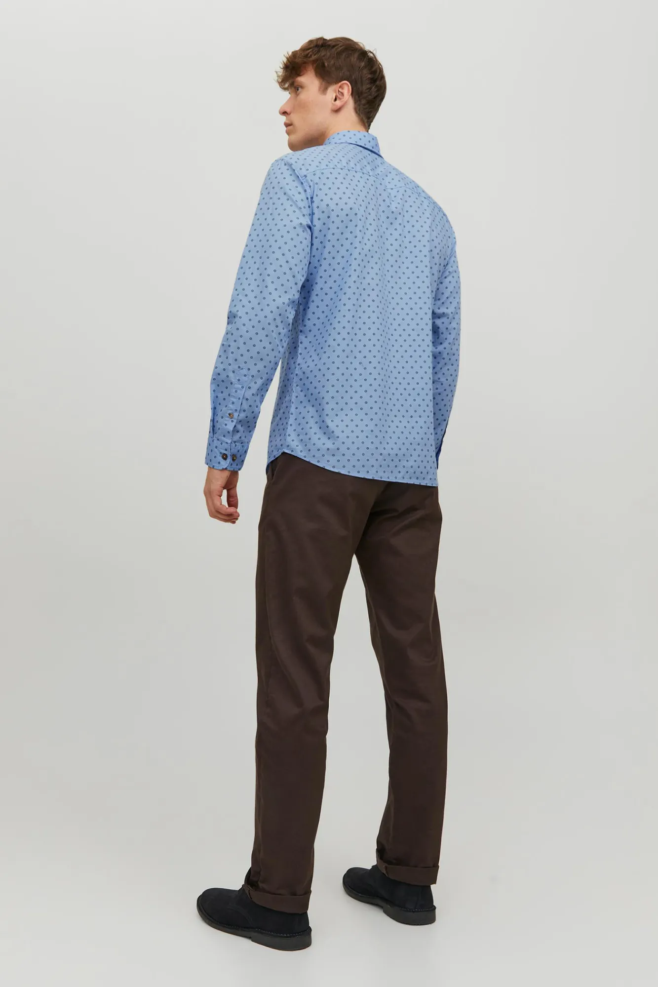 Jack & Jones Camisa Casual Azul Claro