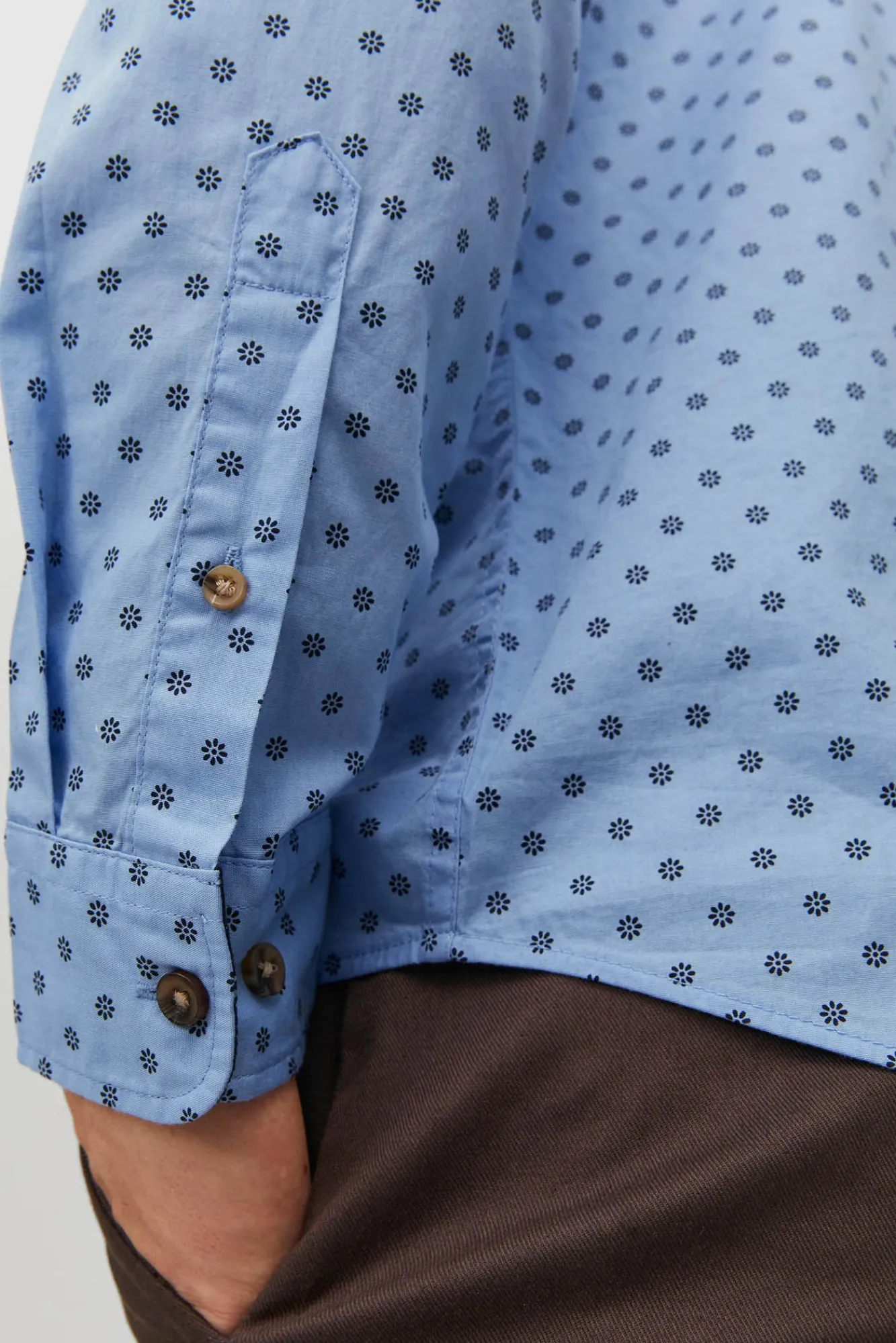 Jack & Jones Camisa Casual Azul Claro