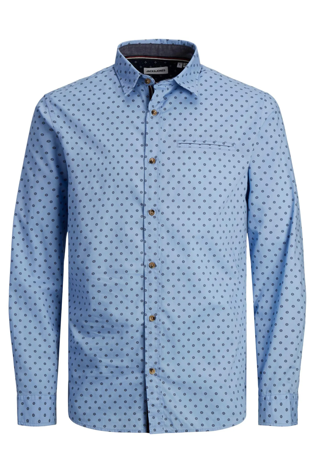 Jack & Jones Camisa Casual Azul Claro