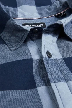 Jack & Jones Camisa Cuadros Azul Medio Sale