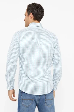 Cortefiel Camisa Cuadros Coolmax Verde Hot