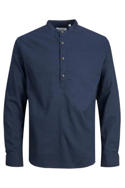 Jack & Jones Camisa Cuello Mao Navy Online