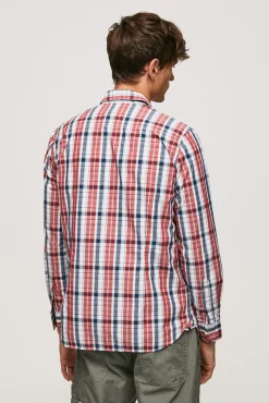 Pepe Jeans Camisa De Algodon De Cuadros Multicolor Discount