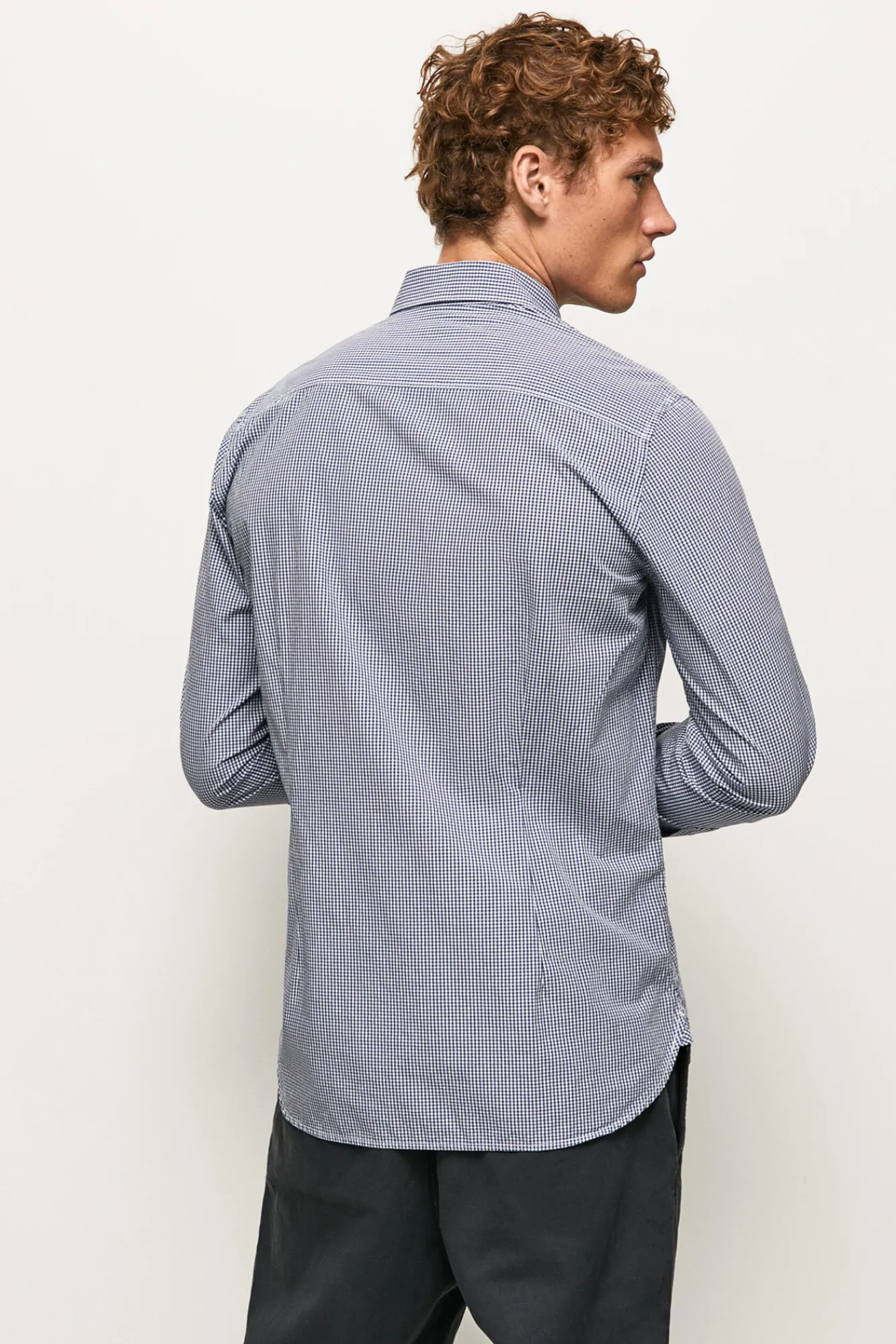 Pepe Jeans Camisa De Algodon De Cuadros Slim Fit. Navy Discount
