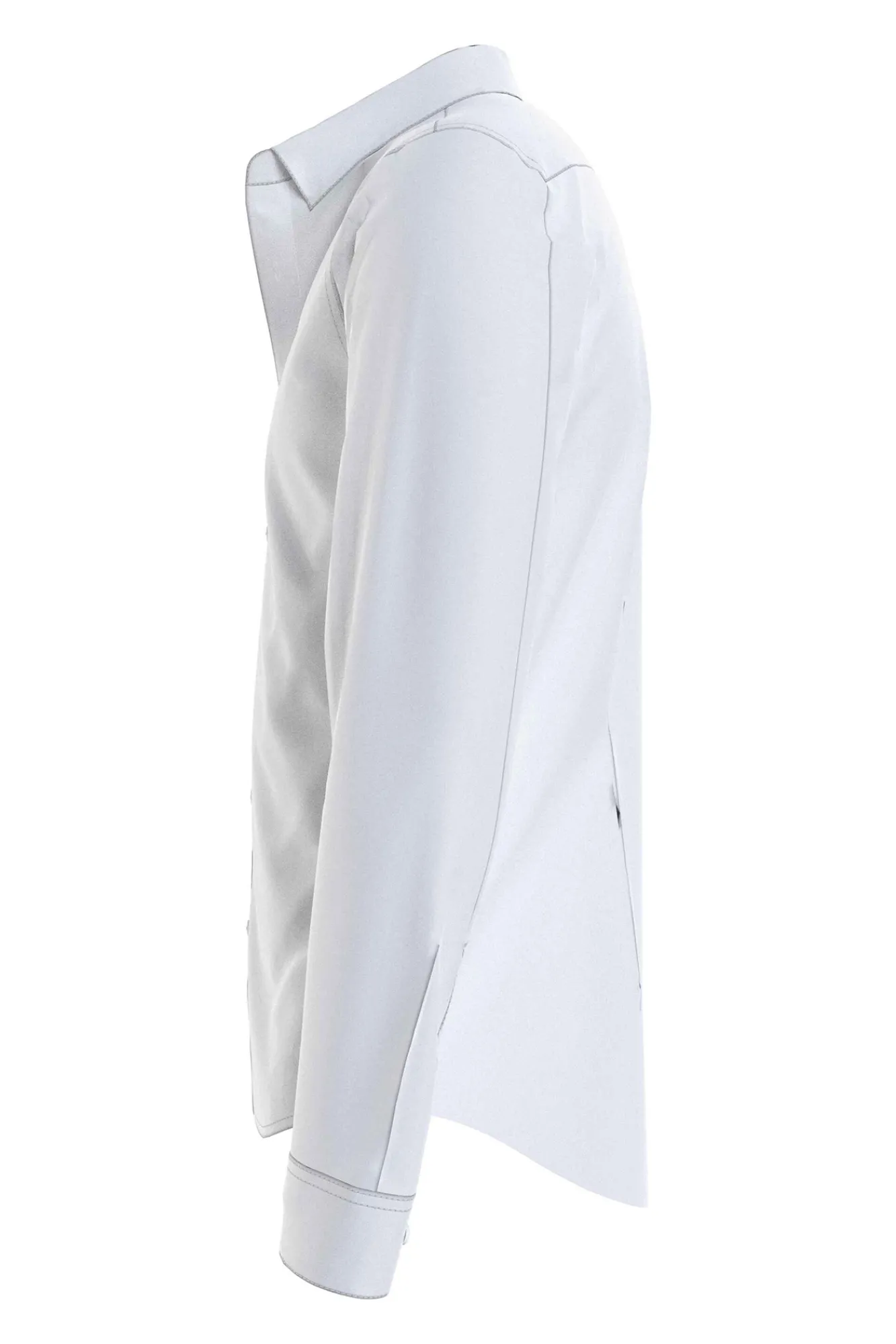 Calvin Klein Camisa De Chico Con Logo Blanco Best