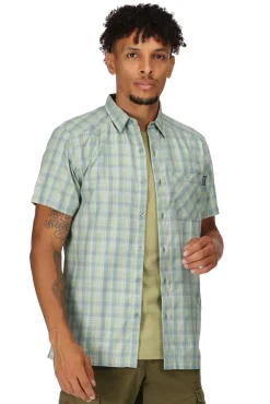 Regatta Camisa De Cuadros Kalambo Vii Kaki Claro Sale
