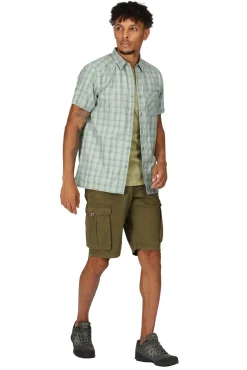 Regatta Camisa De Cuadros Kalambo Vii Kaki Claro Sale