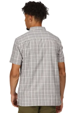 Regatta Camisa De Cuadros Kalambo Vii Gris Medio Discount