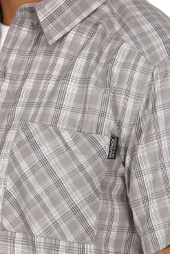 Regatta Camisa De Cuadros Kalambo Vii Gris Medio Discount