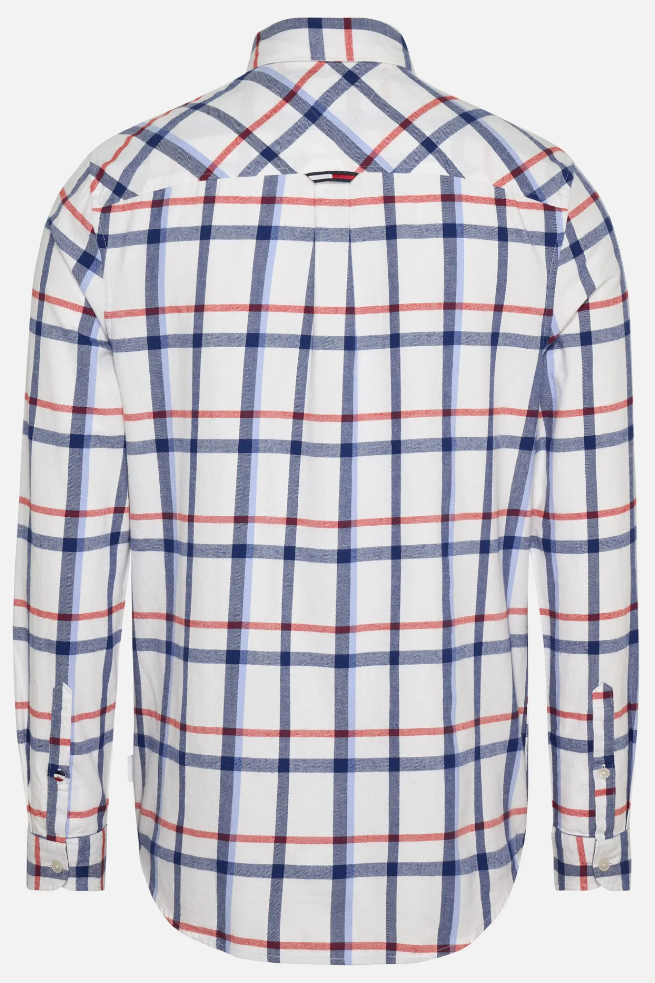 Tommy Jeans Camisa De Cuadros Con Bolsillo Blanco