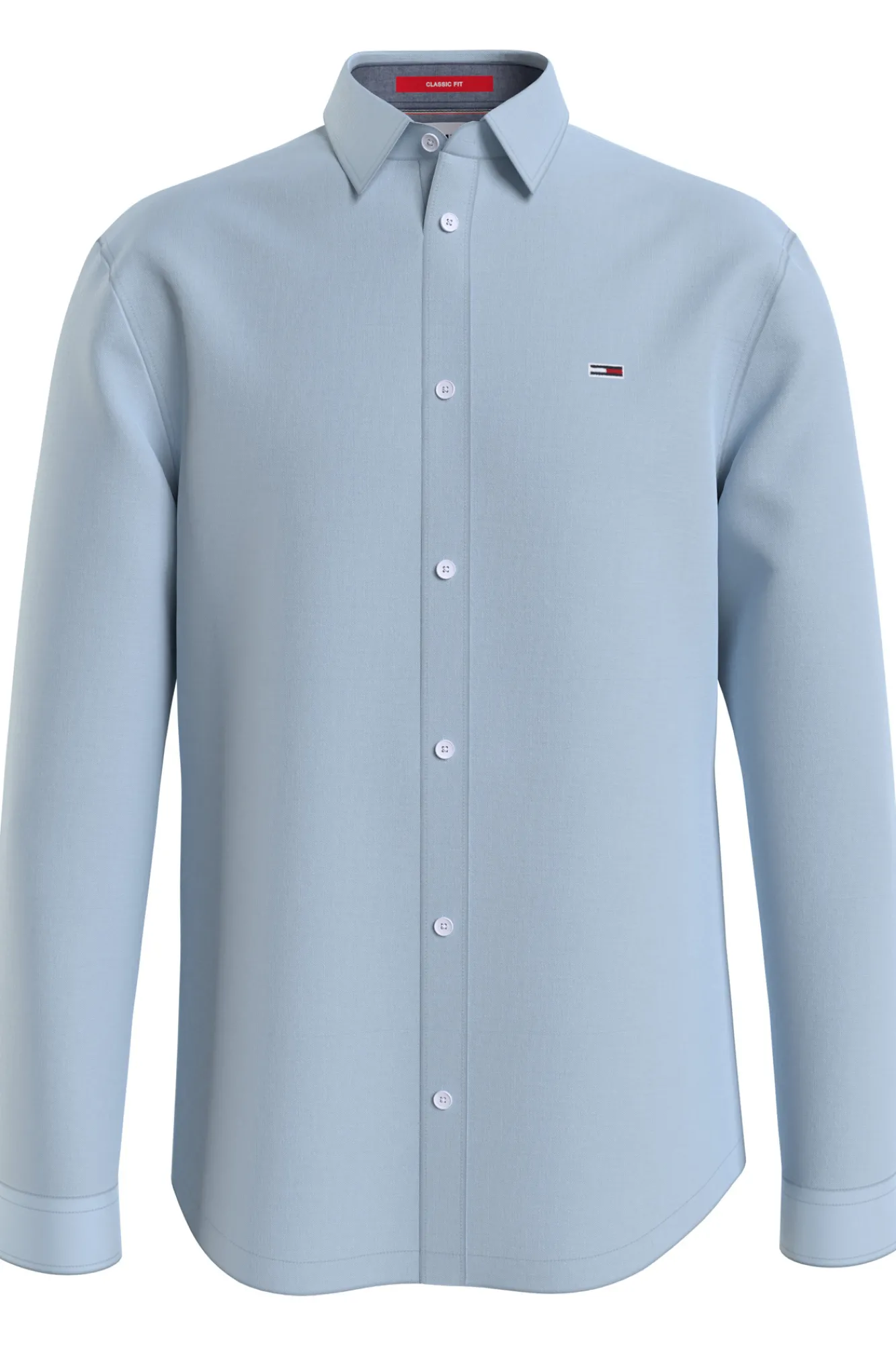 Tommy Jeans Camisa De Hombre De Manga Larga . Azul Claro New