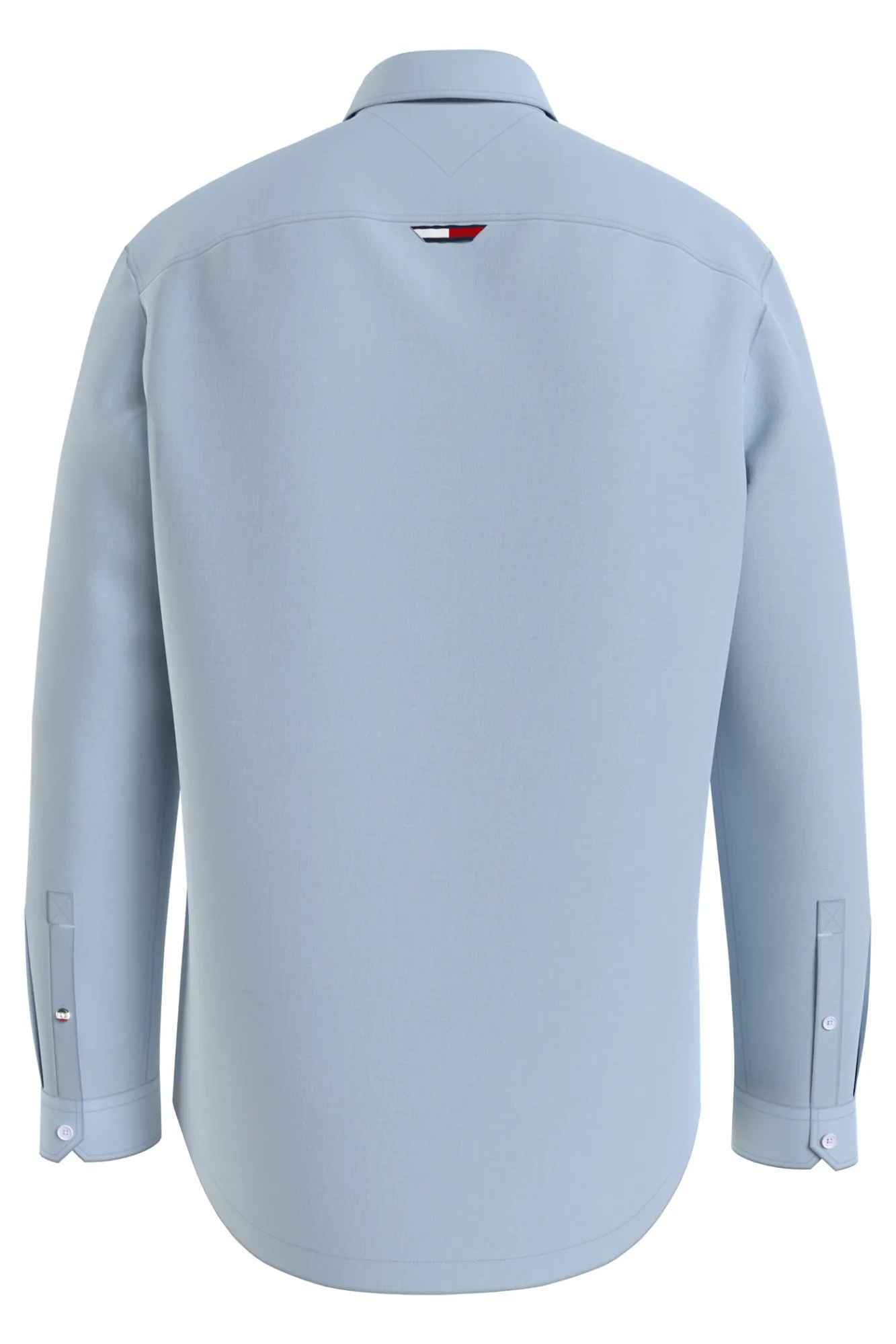 Tommy Jeans Camisa De Hombre De Manga Larga . Azul Claro New