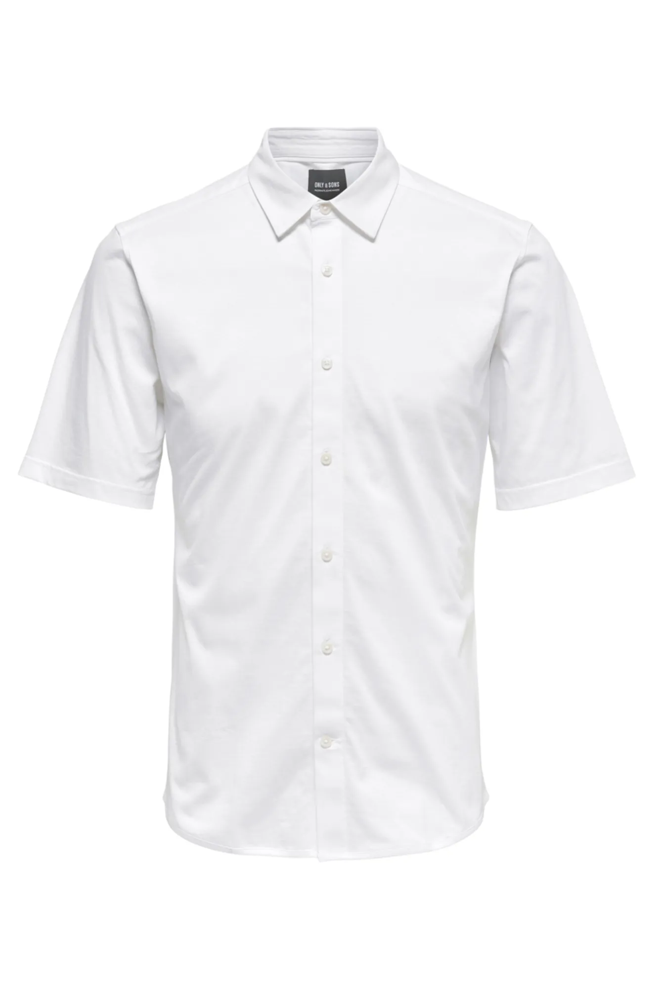 Only & Sons Camisa De Manga Larga Con Botones Blanco Outlet