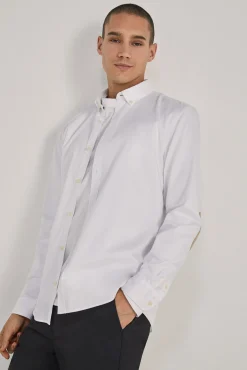* Camisa Dobby Color Blanco
