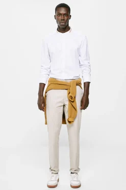 * Camisa Dobby Mao Blanco Discount