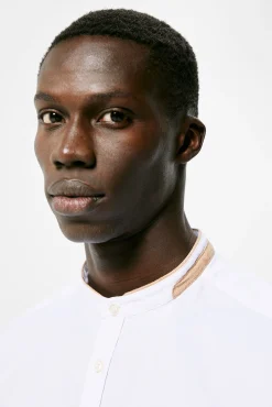 * Camisa Dobby Mao Blanco Discount
