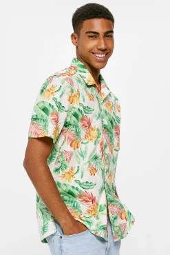 * Camisa Estampada Estampado Fondo Blanco Best