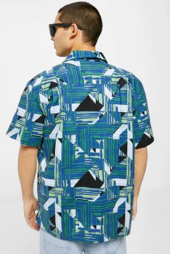 * Camisa Estampada Verde