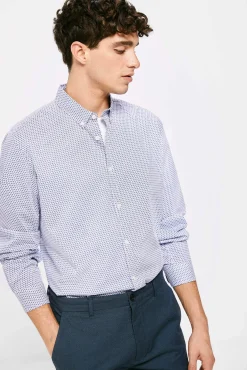 * Camisa Estampada Blanco Sale