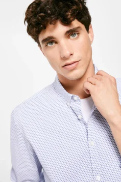 * Camisa Estampada Blanco Sale