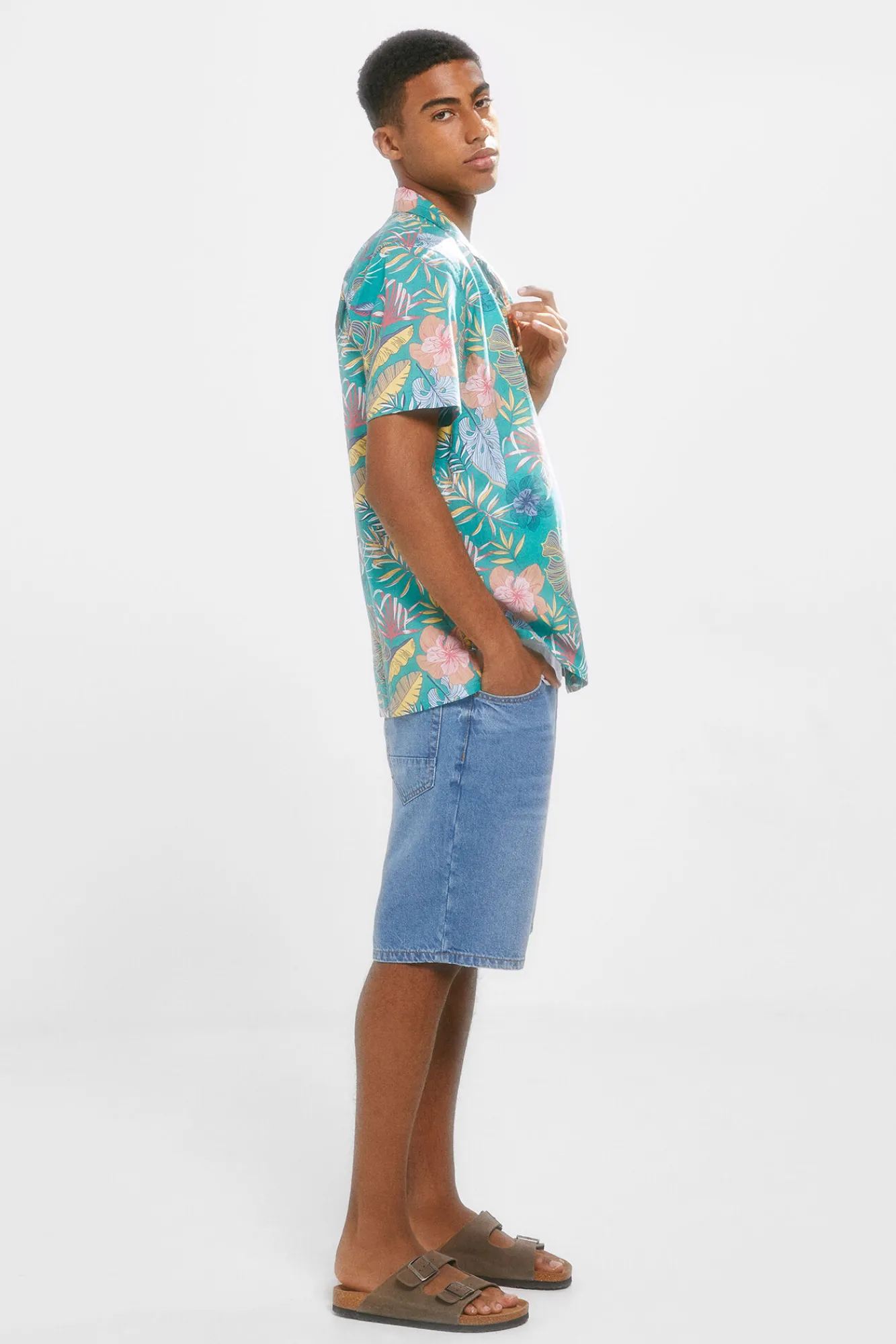 * Camisa Estampada Blanco Best