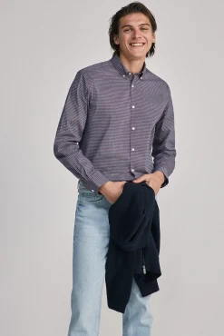 * Camisa Estampada Rojo Best