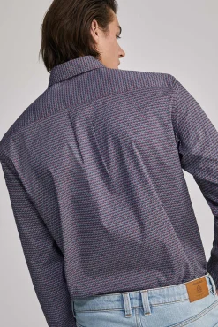 * Camisa Estampada Rojo Best