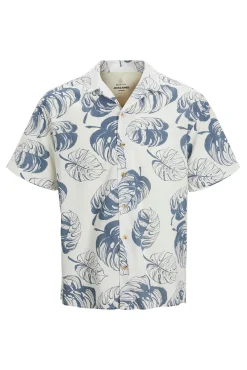 Jack & Jones Camisa Estampado Floral Blanco Discount