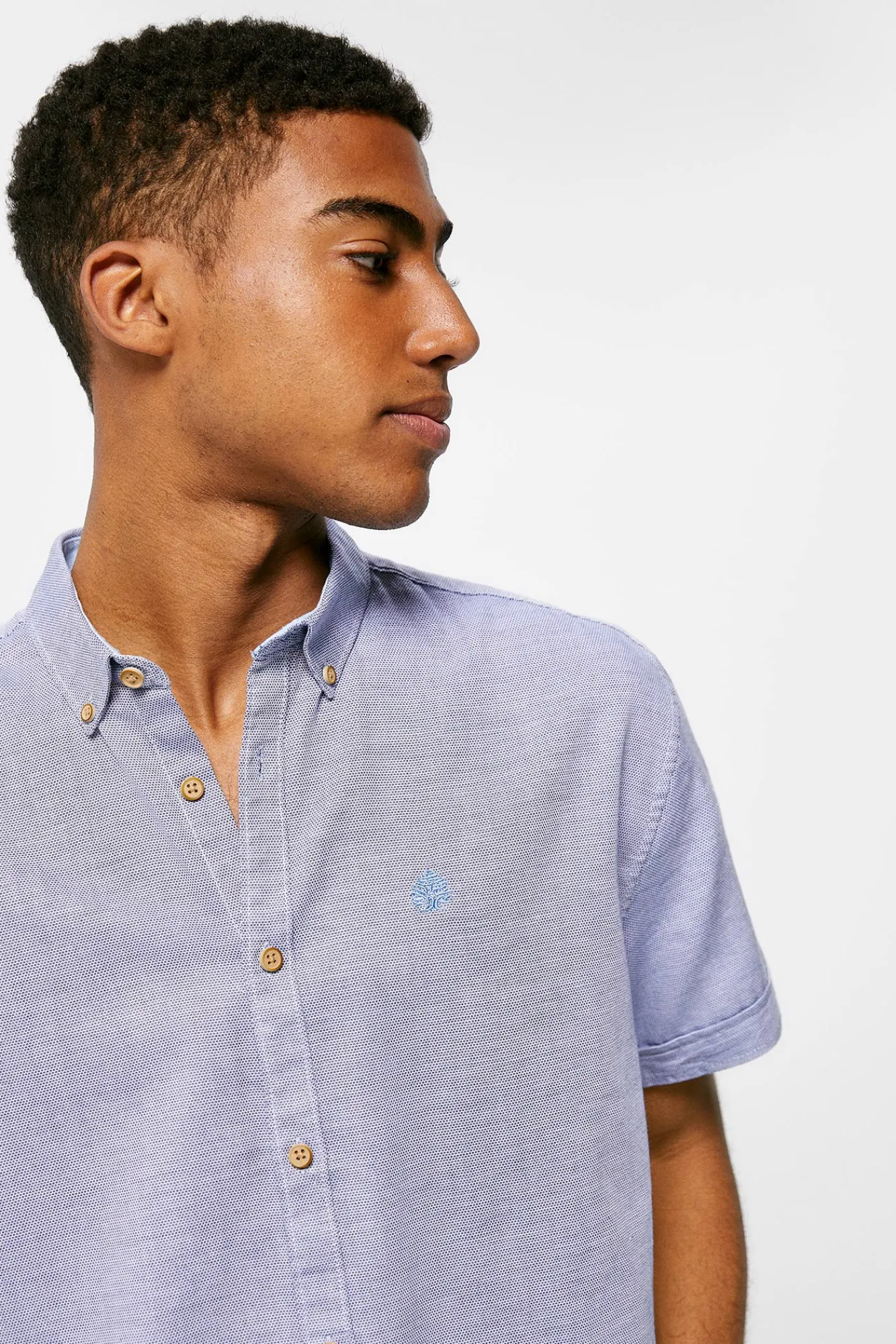 * Camisa Estructura Color Azul Outlet