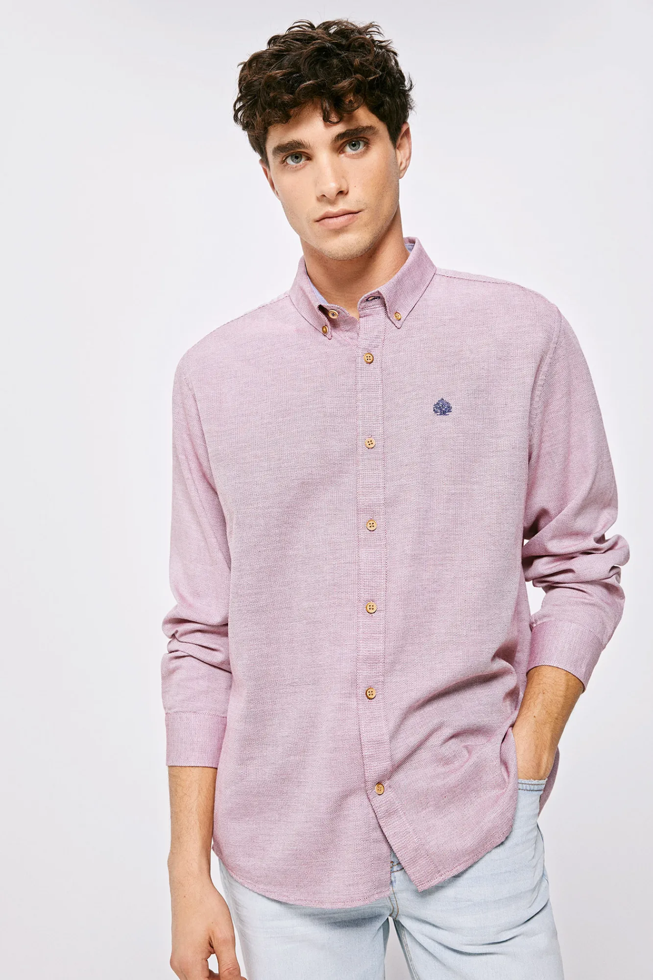 * Camisa Estructura Color Rojo