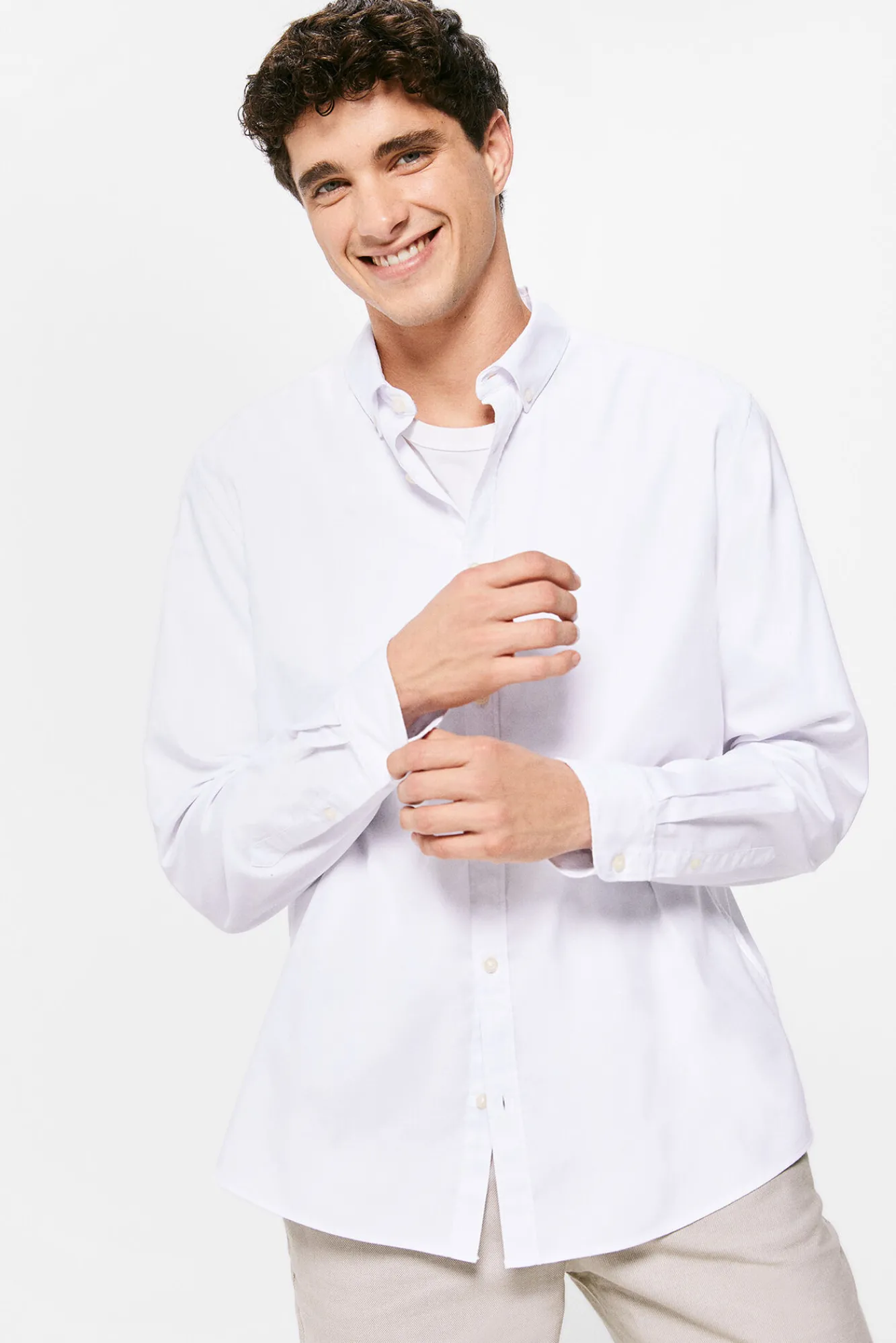 * Camisa Estructura Color Blanco Best