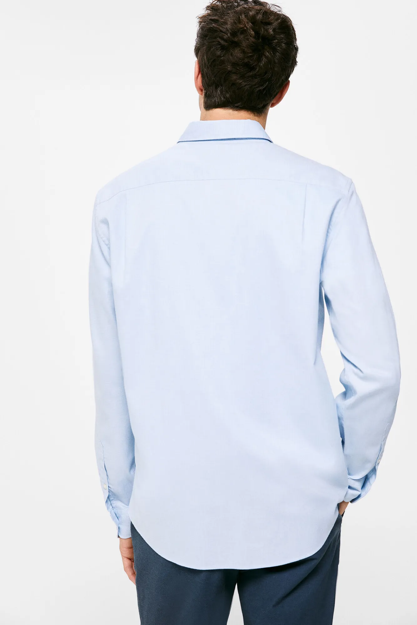 * Camisa Estructura Color Azul Claro Best