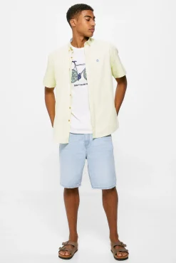 * Camisa Estructura Color Verde Online