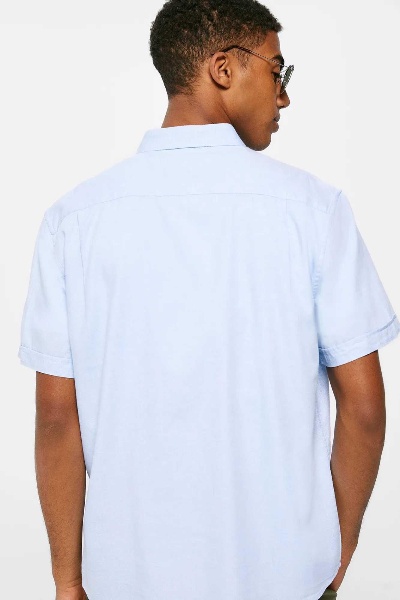 * Camisa Estructura Color Azul Claro Sale
