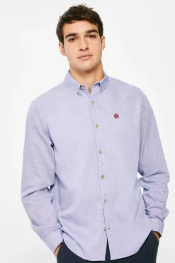 * Camisa Estructura Color Azul Medio Discount