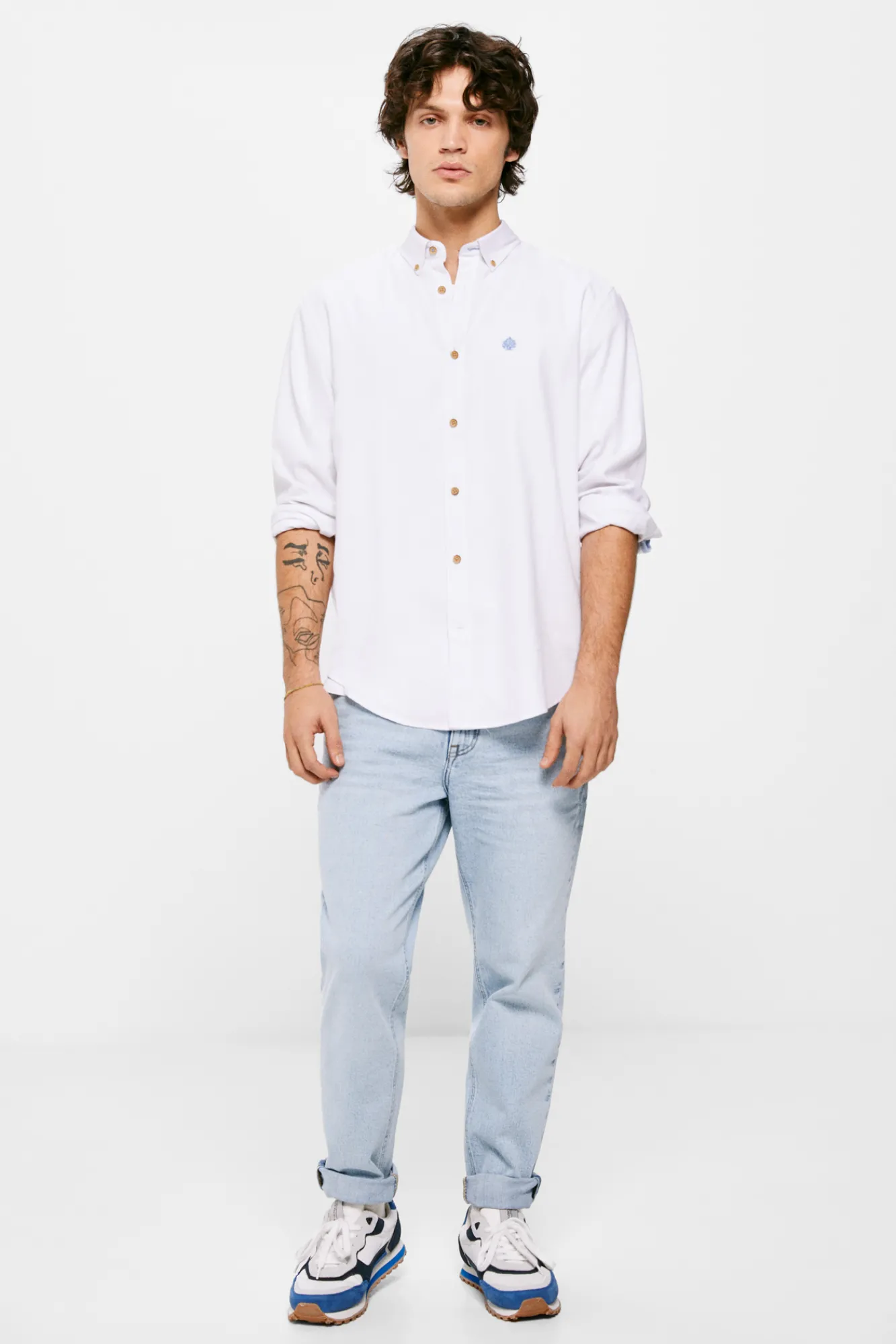 * Camisa Estructura Color Blanco
