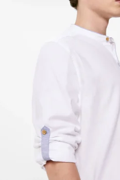 * Camisa Estructura Mao Blanco