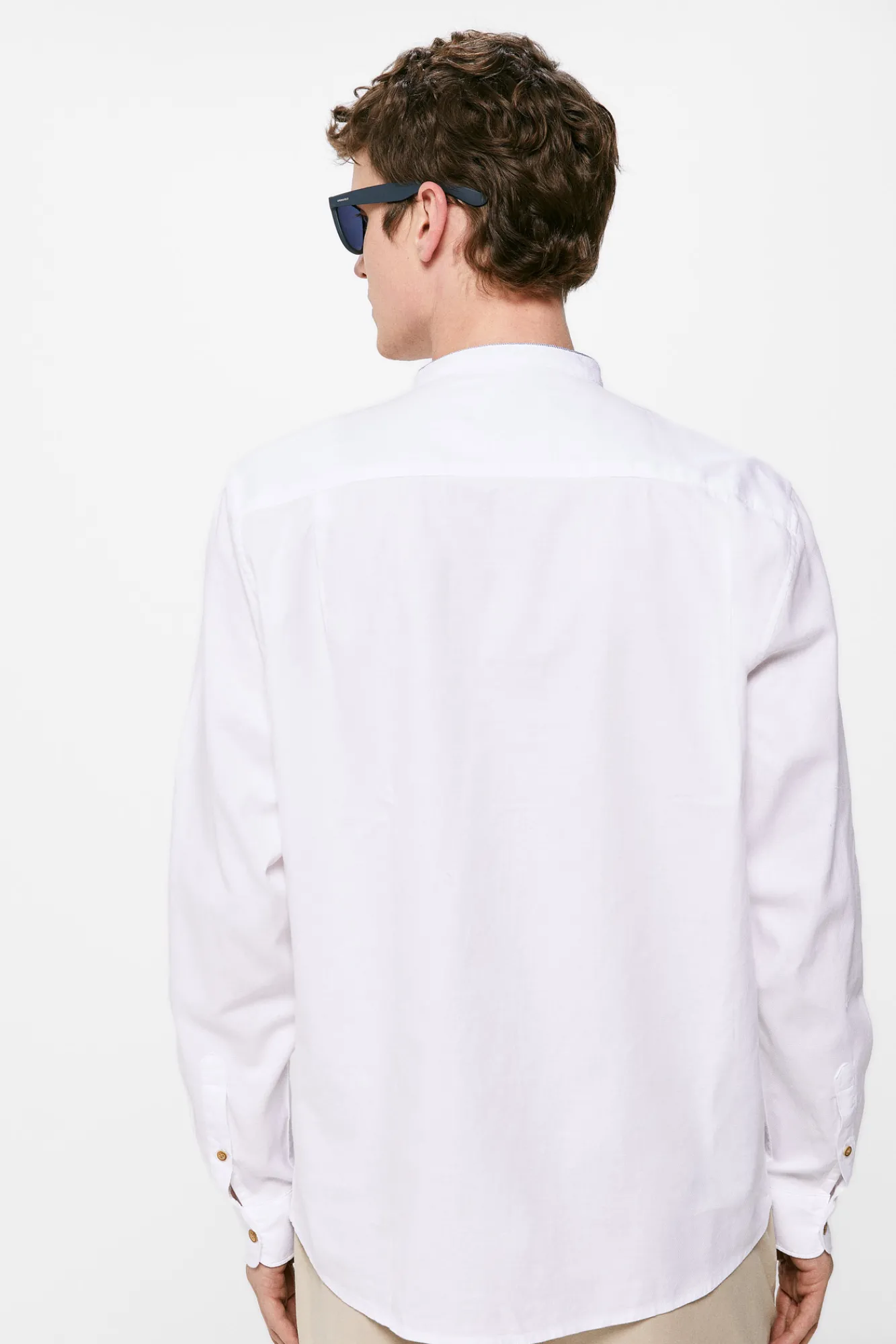 * Camisa Estructura Mao Blanco