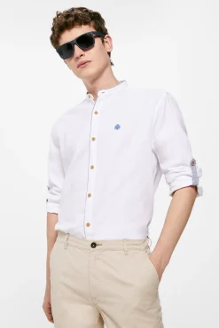 * Camisa Estructura Mao Blanco