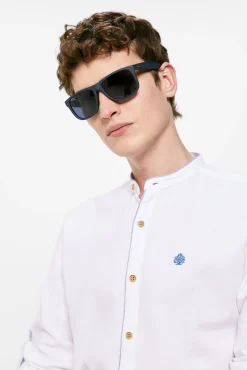 * Camisa Estructura Mao Blanco